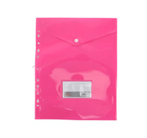 Win Plus Button Folder With Punch Hole