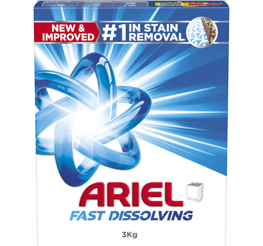 Ariel Powder Laundry Detergent Original Scent 3 kg