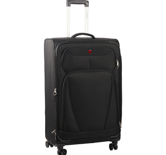 Wenger Beaumont 4 Wheel Soft Trolley, 56 cm, Black