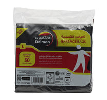 Delmon Garbage Bag 50 Gallons 15 pcs