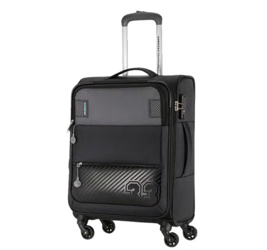 American Tourister Majores Soft Trolley with TSA Combination Lock, 70 cm, Black