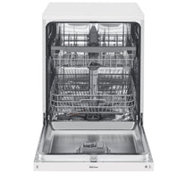 LG QuadWash Dishwasher, 14 Place Settings, 7 Wash Cycles, White, DFB512FW