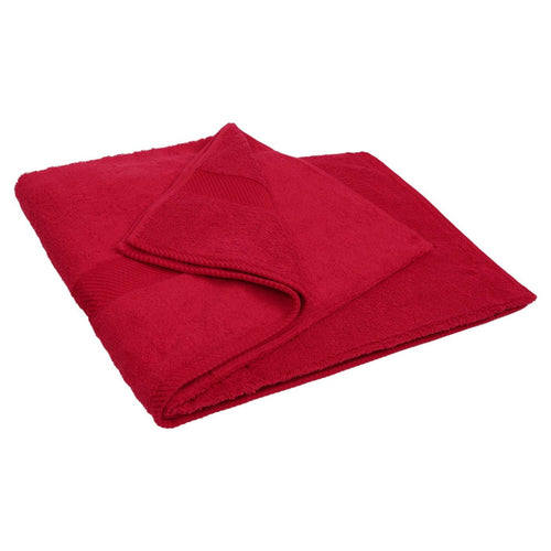 Laura Collection Bath Towel, 90 x 150 cm, Red