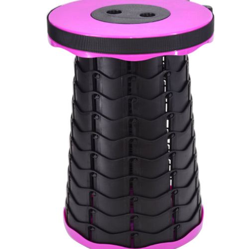 Maple Leaf Portable Folding Stool, Purple, 102