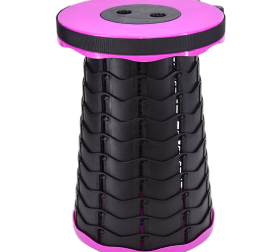 Maple Leaf Portable Folding Stool, Purple, 102