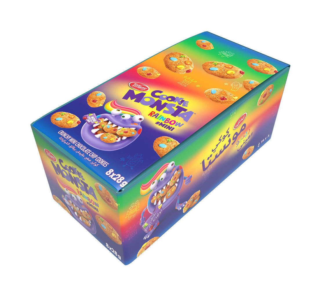 كوكيز تيفاني مونستا ميني رينبو 8 × 28 جم