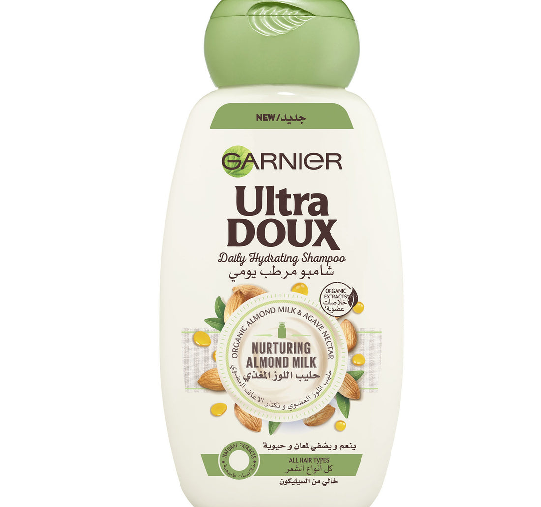 شامبو غارنييه ألترا دو المغذي بحليب اللوز 400 مل