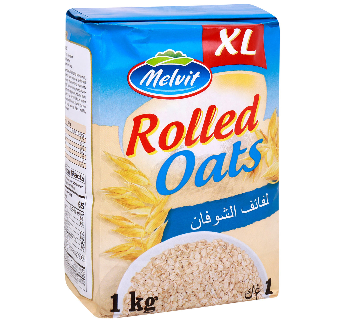 Melvit Rolled Oats XL 1 kg
