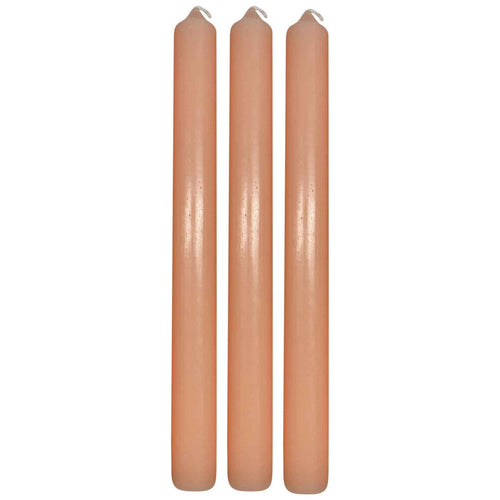 Maple Leaf Scented Taper Candle Set 3pcs Orange Citrus Blossom
