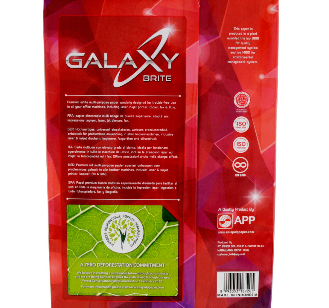 Galaxy Multi-Purpose Paper White A4 500 Sheet