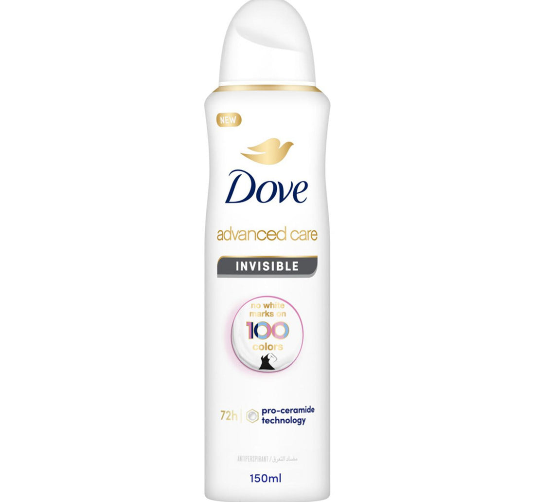 Dove Women Anti-Perspirant Deodorant Spray Invisible Dry Alcohol Free 150 ml