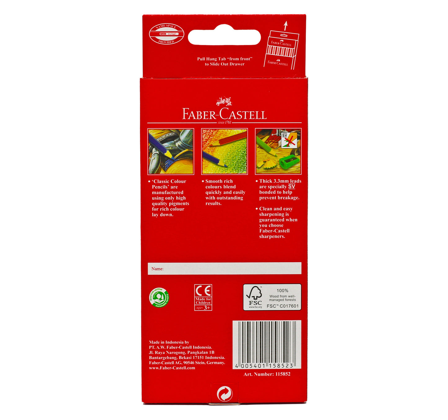 Faber-Castell Colour Pencil 115852