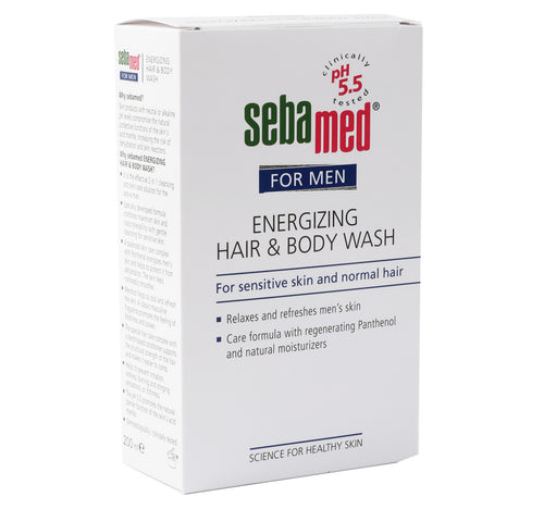 Sebamed Energizing Hair & Body Wash For Men 200 ml