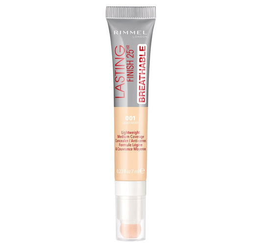 Rimmel London Lasting Finish Breathable Concealer Shade 001 Light Ivory 7ml