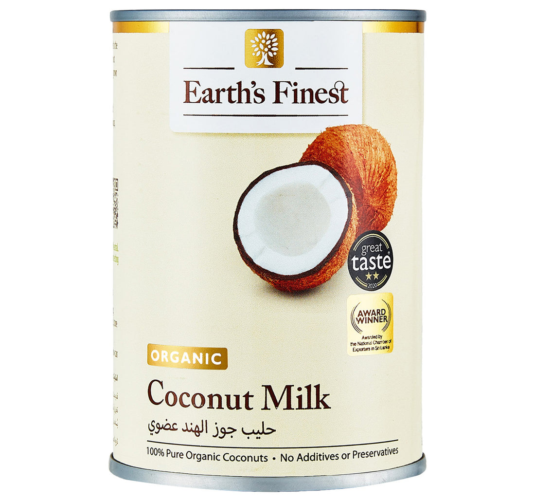 حليب جوز الهند العضوي من Earth's Finest 400 مل