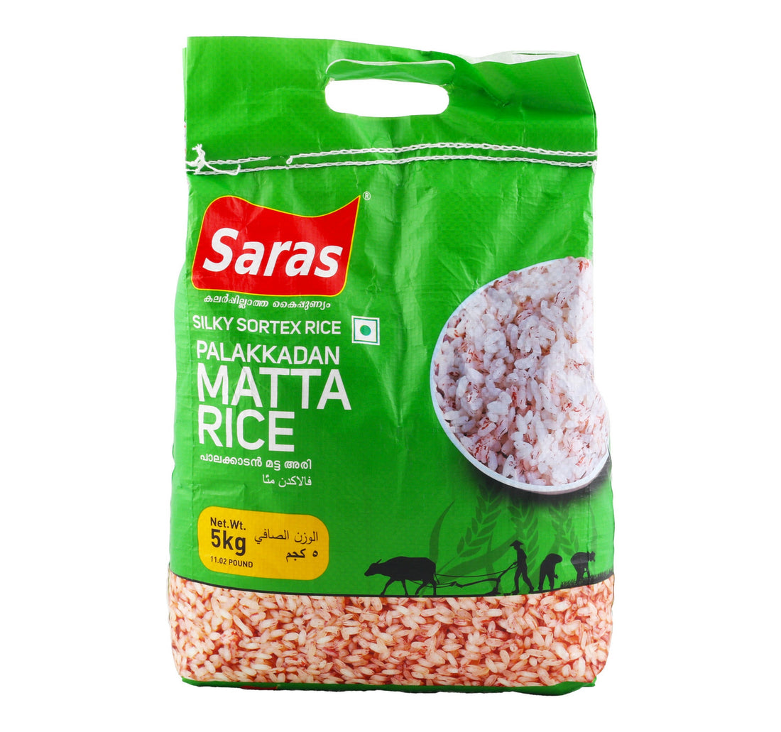 Saras Palakadan Matta Silky Sortex Rice 5 kg