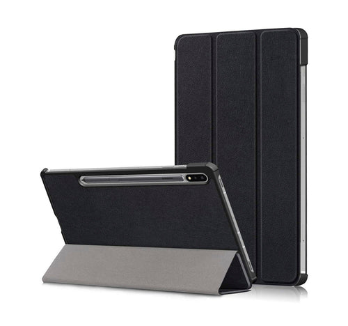 Trands Galaxy Tab S7 11 Inch Auto Wake/Sleep Folio Cover CC6374, Black