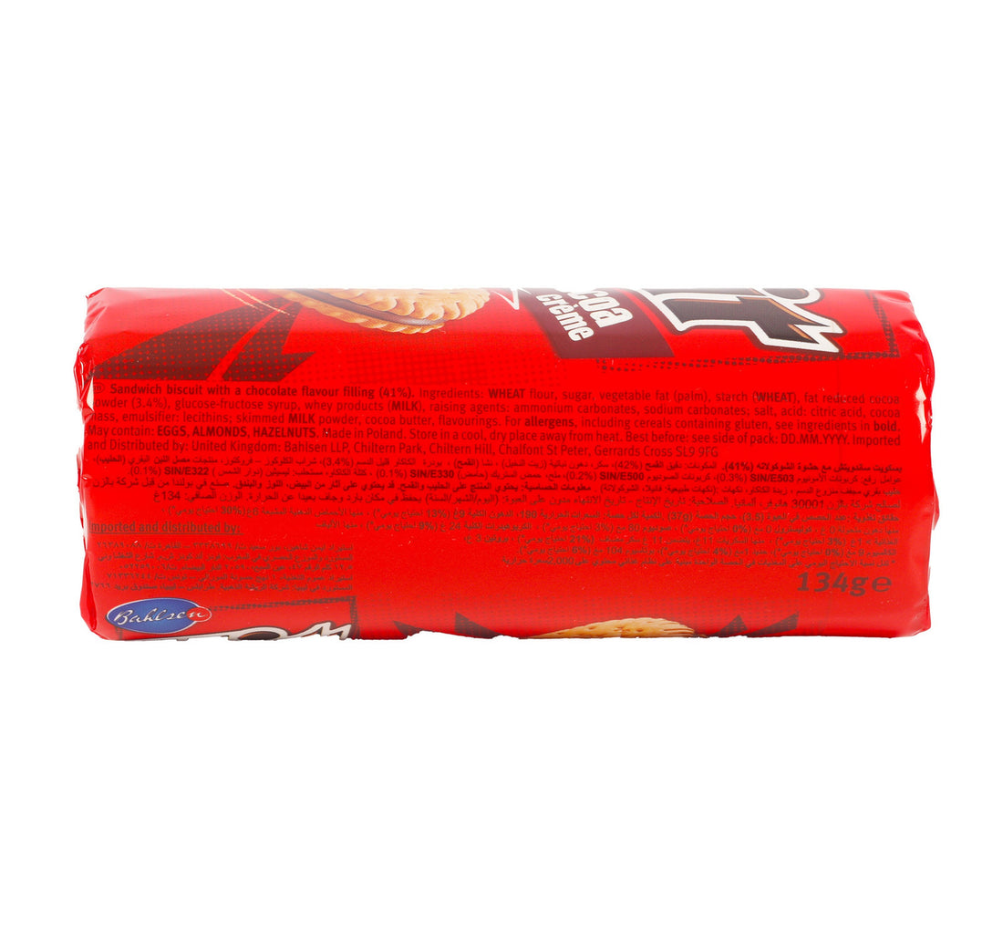 Bahlsen Hit Cocoa Creme Biscuit Value Pack 2 x 134 g