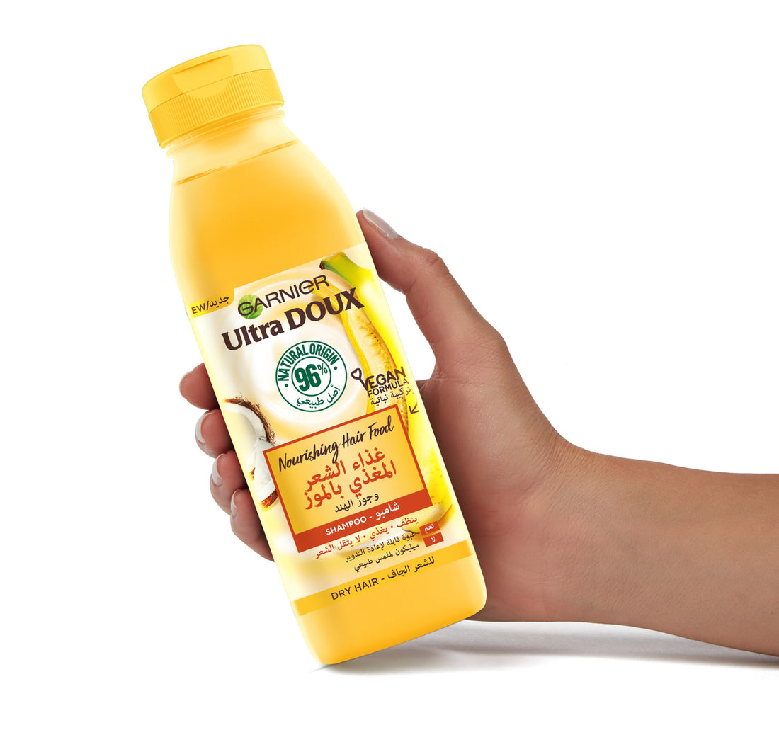 Garnier Ultra Doux Nourishing Hair Food Shampoo Banana & Coconut 350 ml