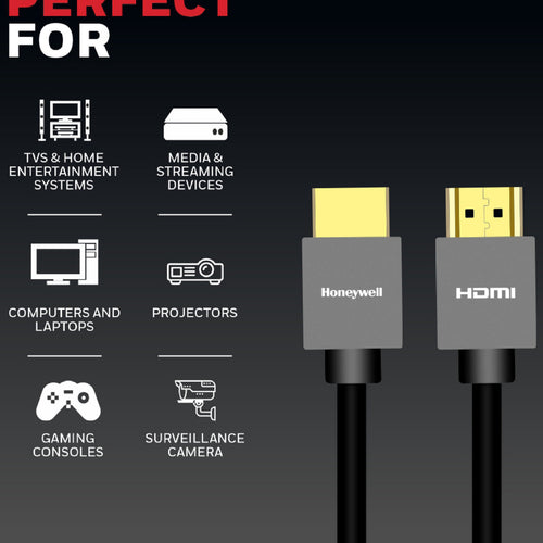 Honeywell High Speed HDMI 2.0 Cable with Ethernet, 3m, HC000009