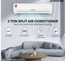 Krome Split Air Conditioner, 2 Ton, Rotary Compressor, KR-AR24MT3-BH