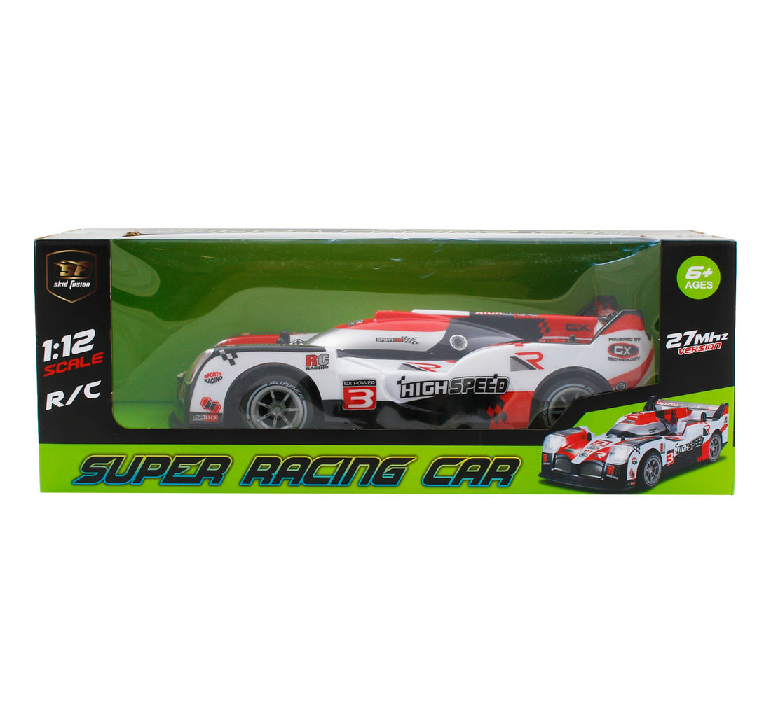 Skid Fusion 1:12 Scale Super Racing Car, 9712-3