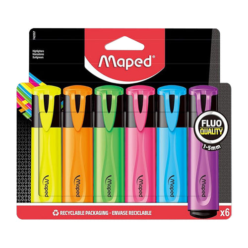Maped Highlighter Fluo 6pcs MD-742557