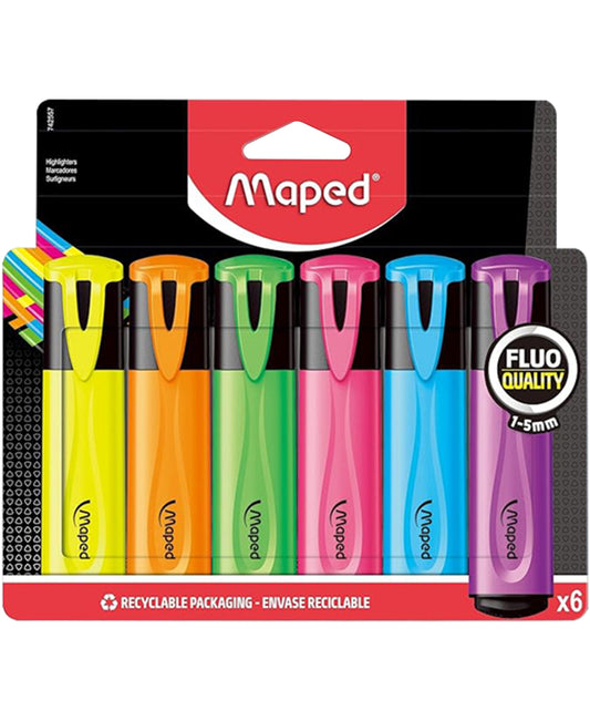 Maped Highlighter Fluo 6pcs MD-742557