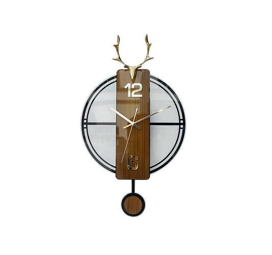 Maple Leaf Metal Wall Clock NYK602