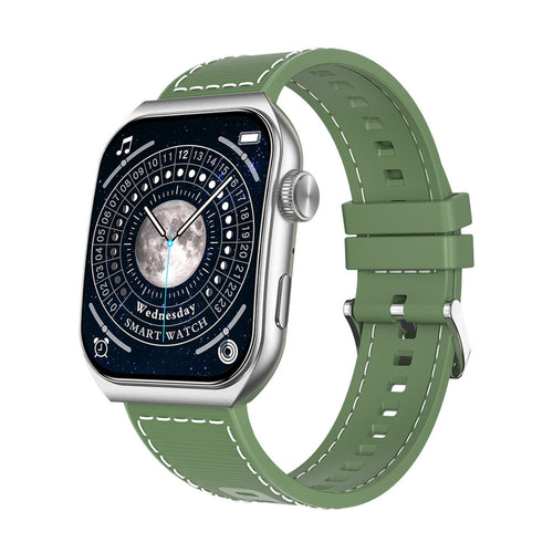Swiss Military Smart Watch Alps 3 Green Blue Silicon Strap