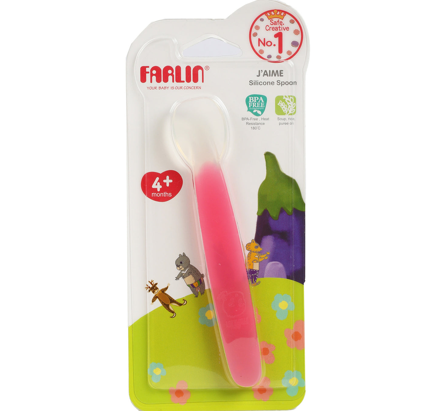 Farlin Silicone Spoon BF239 1 pc
