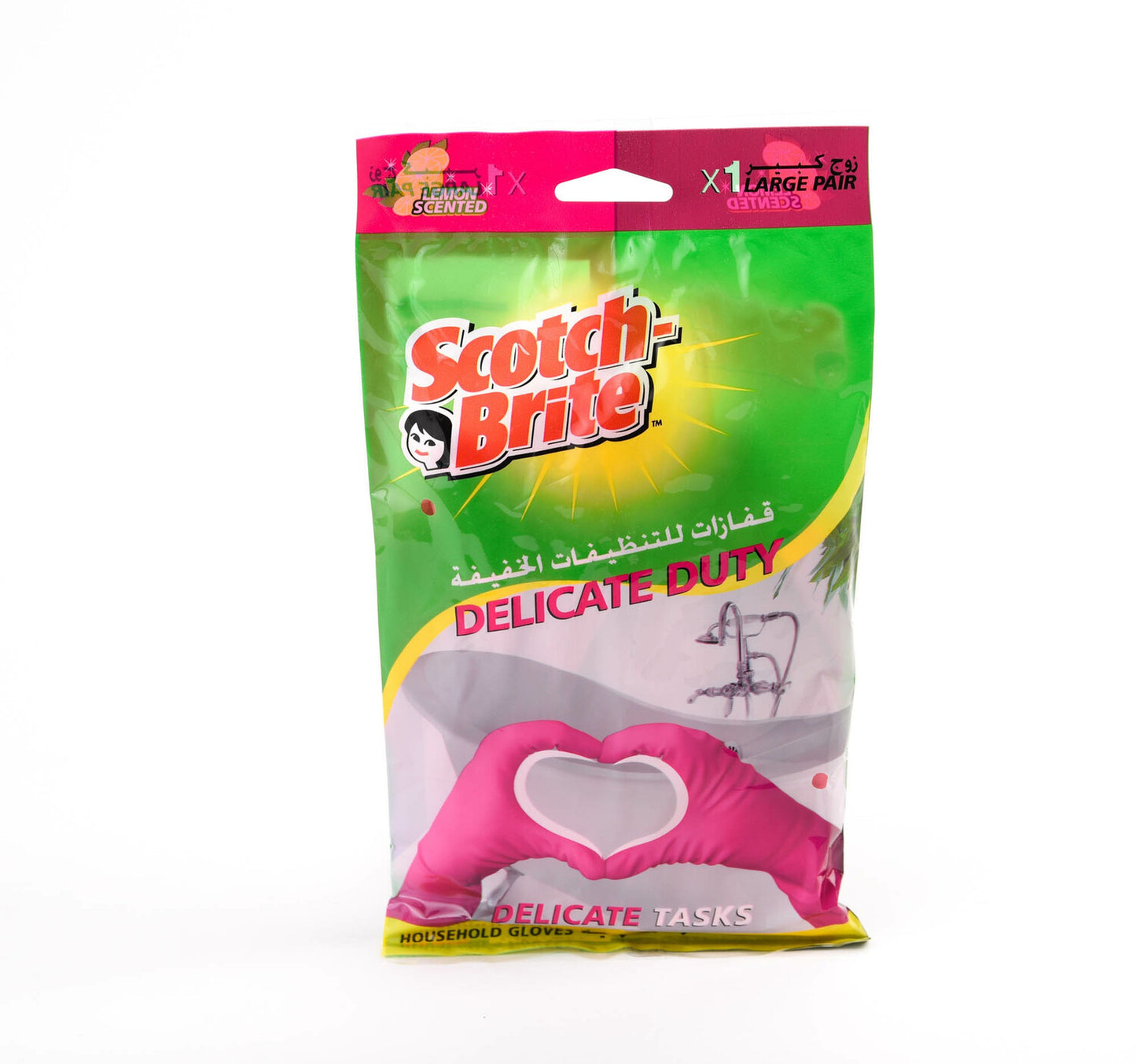 Scotch Brite Delicate Duty Household Hand Gloves Large 1 Pair