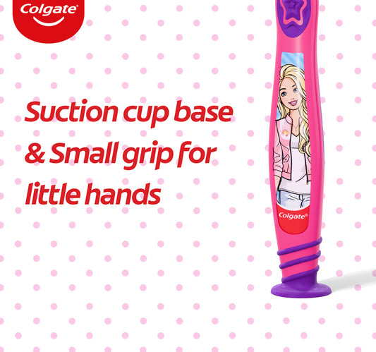 Colgate Barbie Kids Toothbrush Extra Soft For 6+ Years Assorted Colours 1 pc