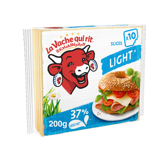 شرائح الجبنة الخفيفة La Vache qui rit 10 شرائح 200 جم