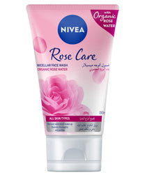 Nivea Rose Care Micellar Cleansing Face Wash with Organic Rose Water 150 ml