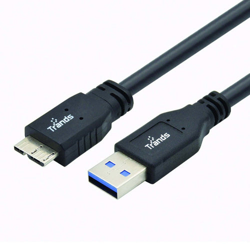 Trands USB 3.0 A Male to Micro B Male Cable 1 Meter CA258