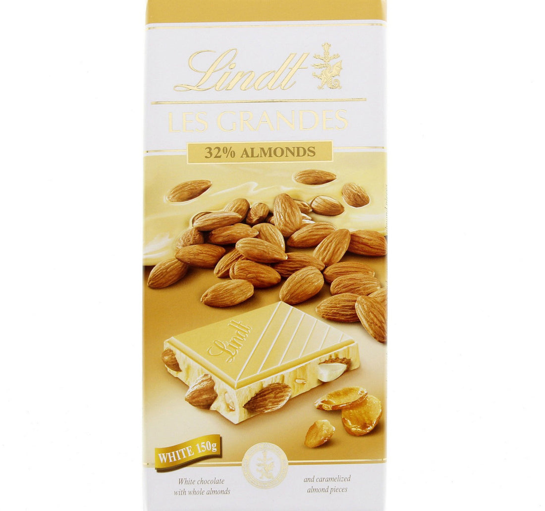 Lindt Les Grandes 32 % Almonds White 150 g