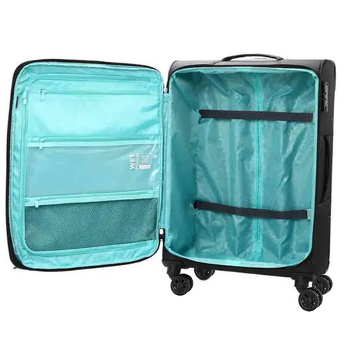 American Tourister Majores 4 Wheel Soft Trolley with TSA Combination Lock, 83 cm, Wine Berry