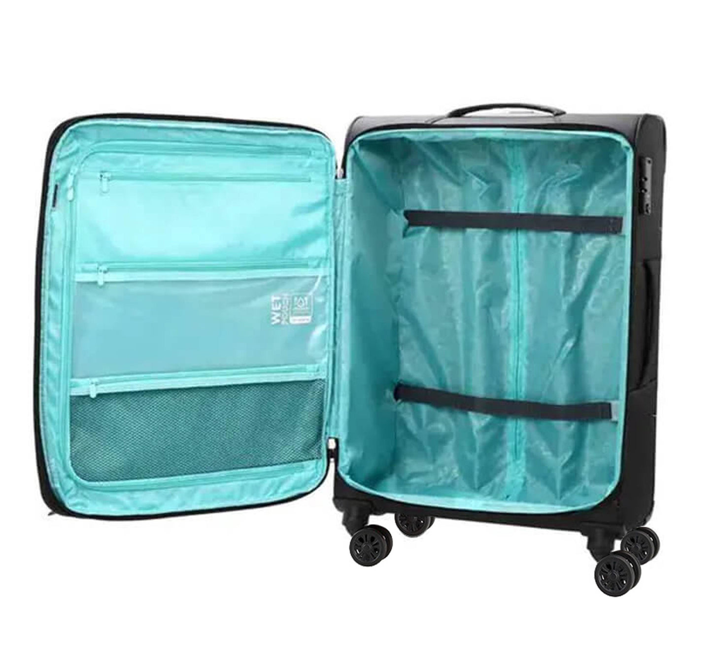 American Tourister Majores 4 Wheel Soft Trolley with TSA Combination Lock, 83 cm, Wine Berry