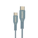 Philips Braided Type C to C Cable, 1.2 m, Blue, DLC8701P