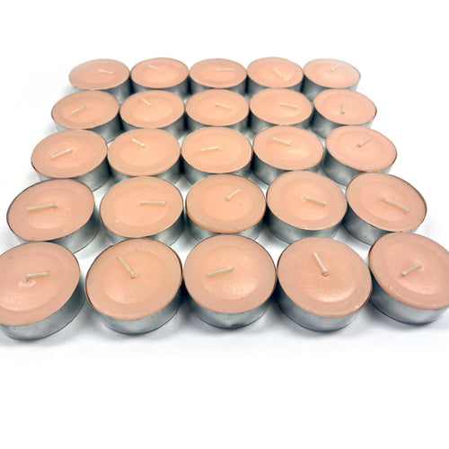 Maple Leaf Scented Tealight Candle Set 25pcs Orange Citrus Blossom