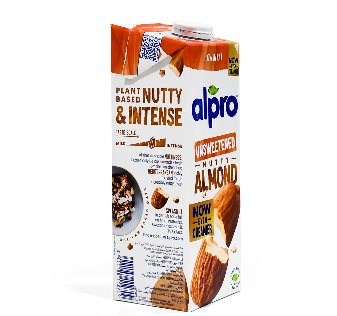 Alpro Nutty Almond Drink Unsweetened 1 Litre