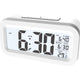 Maple Leaf LCD Digital Alarm Clock 13.7cm White