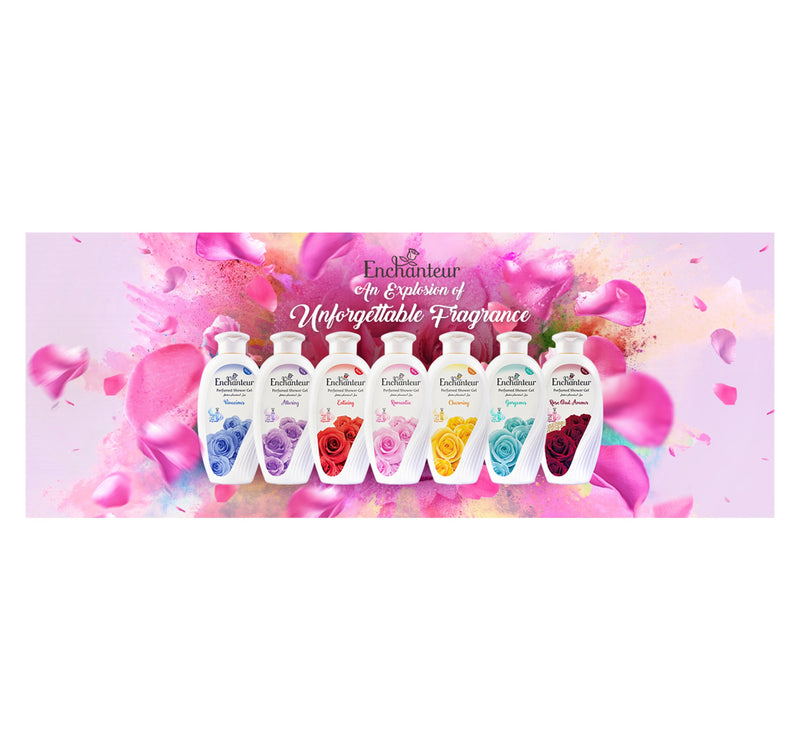 Enchanteur Satin Smooth Alluring Lotion with Aloe Vera & Olive Butter 250 ml