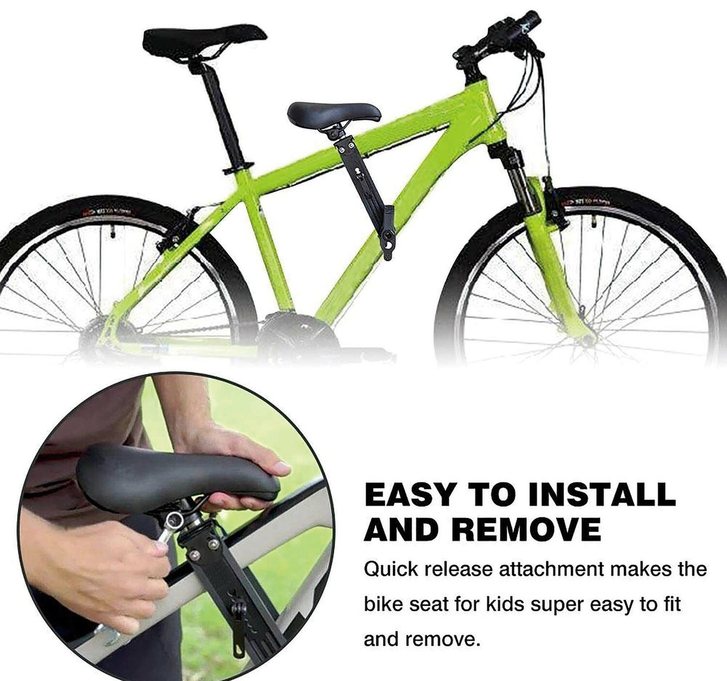 Skid Fusion Kids Support Bicycle Seat for Mountain Bikes GBSD07