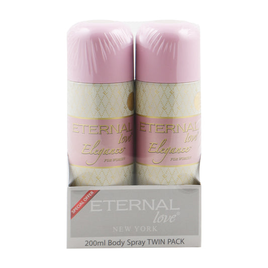 Eternal Love Body Spray Assorted Value Pack 2 x 200 ml