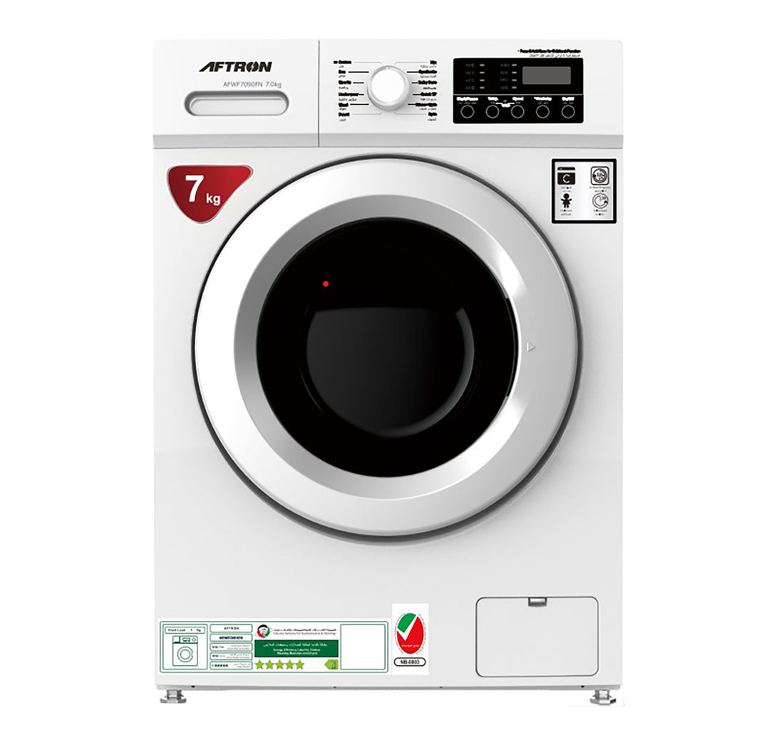 غسالة أفترون تحميل أمامي، 7 كجم، 1200 دورة في الدقيقة، AFWF7820FSI