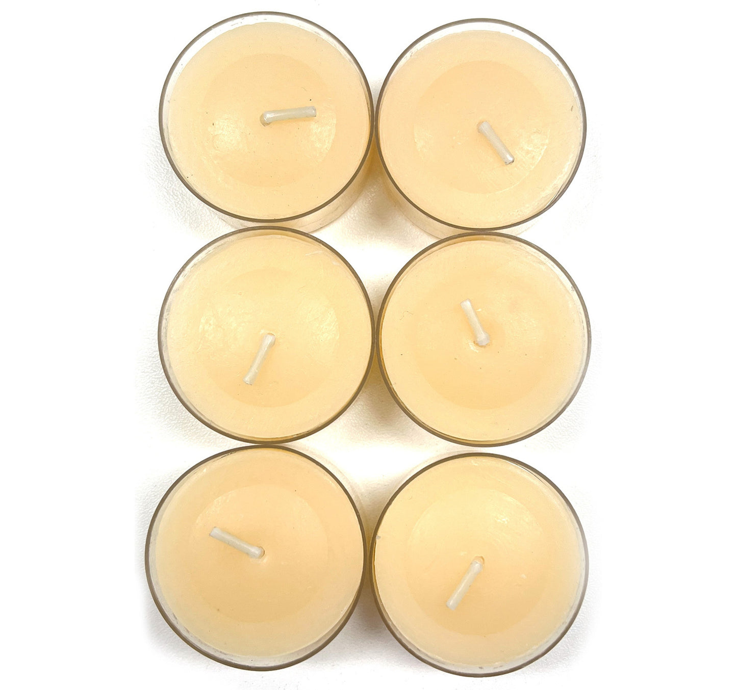 Maple Leaf Scented Tealight Candle Set 6pcs Orange Citrus Blossom