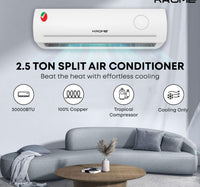 Krome Split Air Conditioner, 2.5 Ton, Rotary Compressor, KR-AR30MT3BH