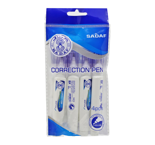 Sadaf Correction Pen 4pcs SDF04